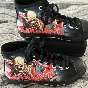 Iron Maiden Tattoo high tops